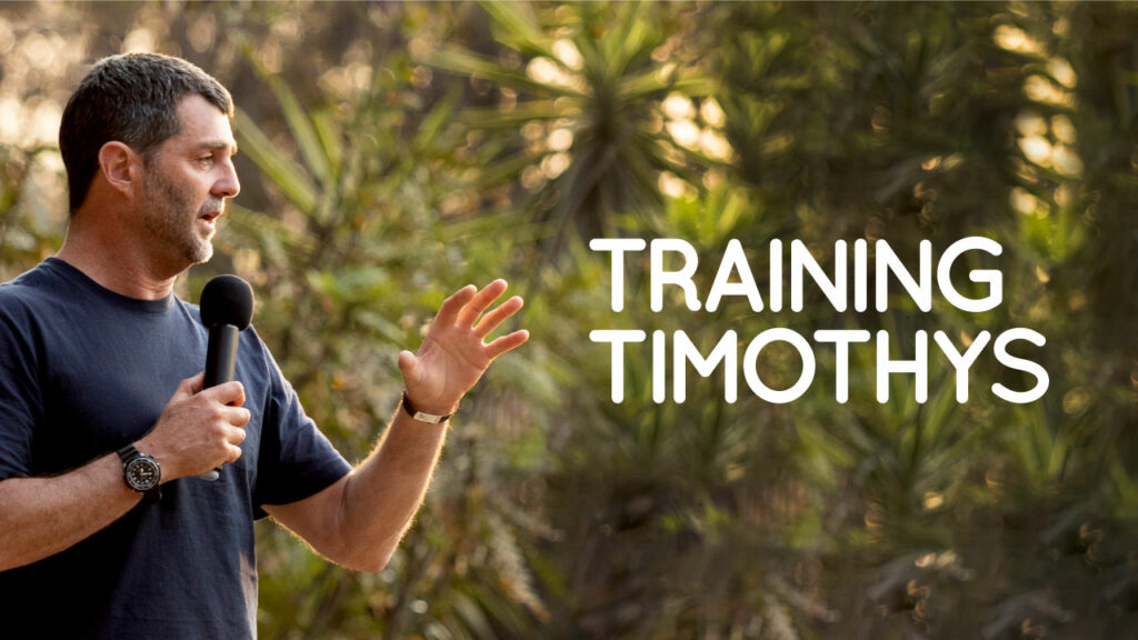 Four12 series image for 'Training Timothys' about godly leadership