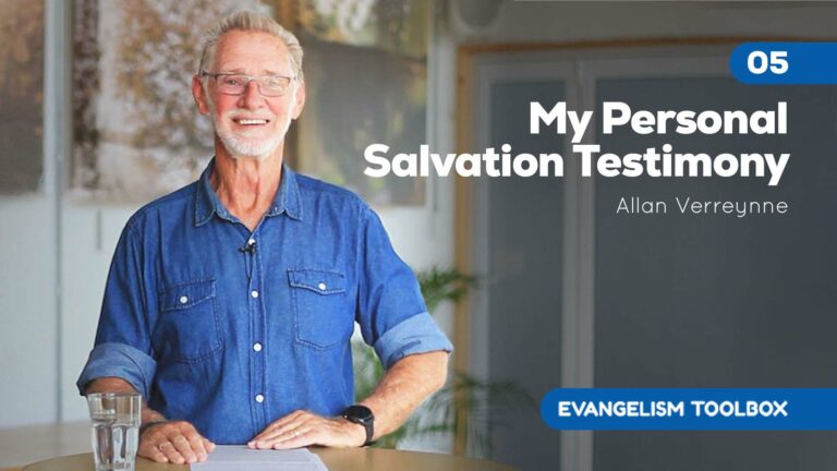 Video image of '05 My Personlal Salvation Testimony' about Allan's salvation