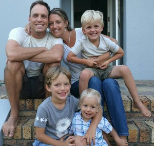 Belinda Glover and her family