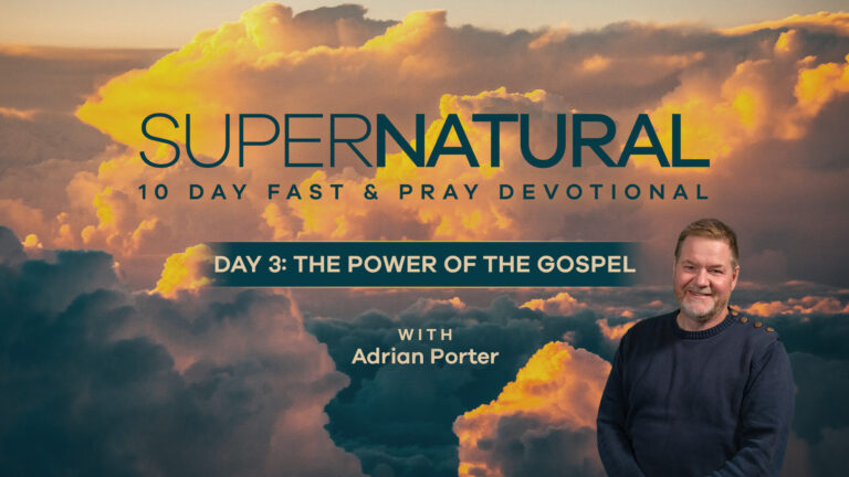 Video image for 'Day 3: The Power of the Gospel'' of the 10-Day Supernatural Devotional about the gospel