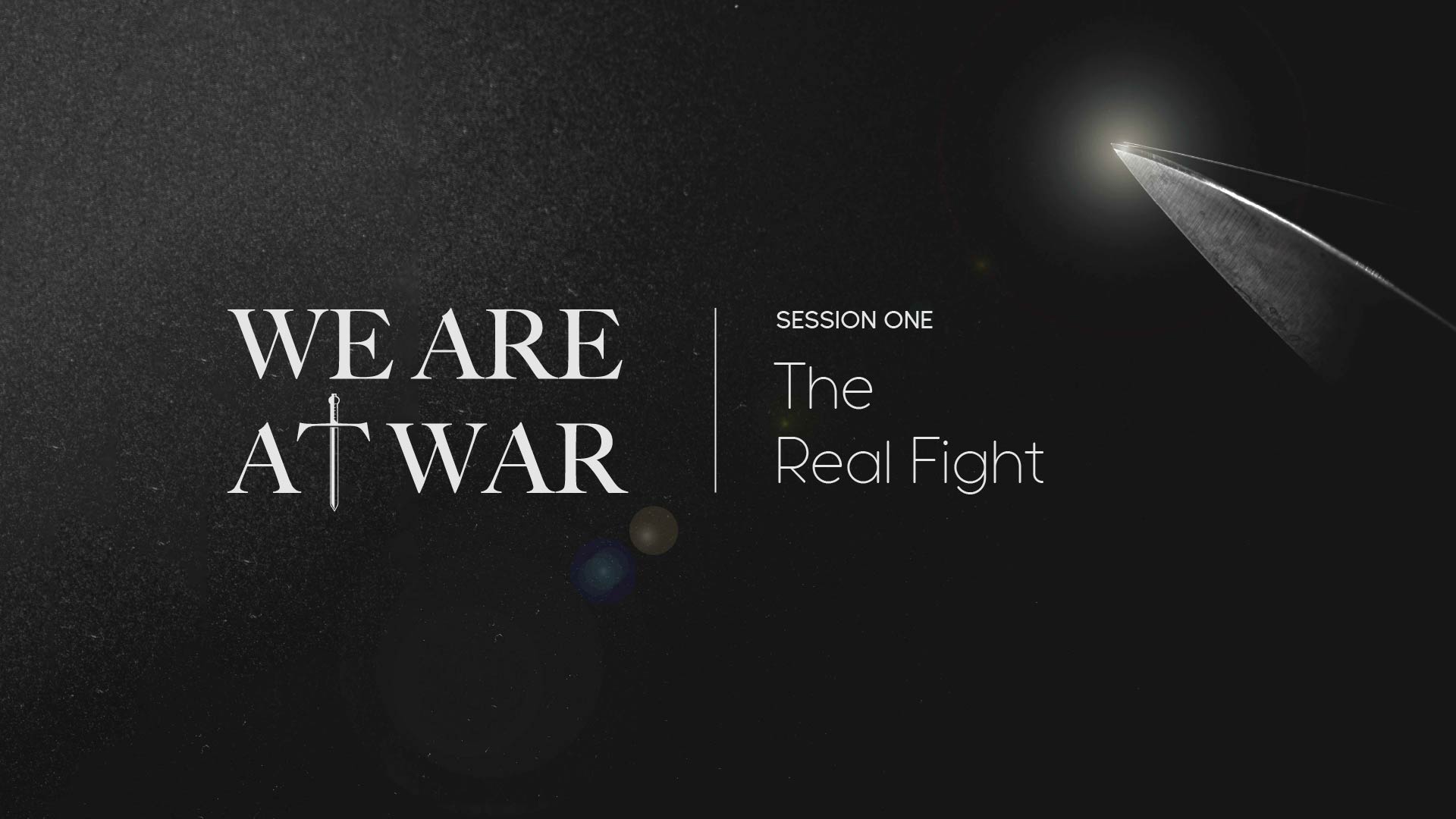 Video image for 'We Are at A War’ about the fight for freedom in Christ