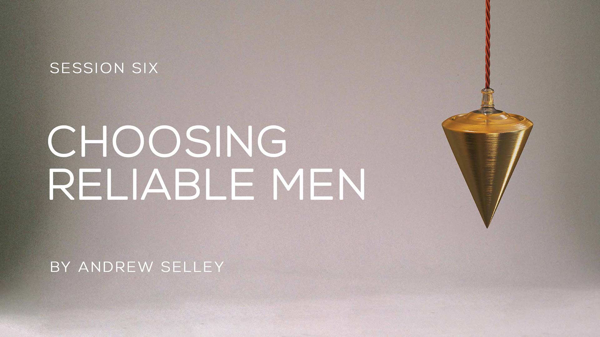 Video image for 'Choosing Reliable Men’ about dealing with immaturity