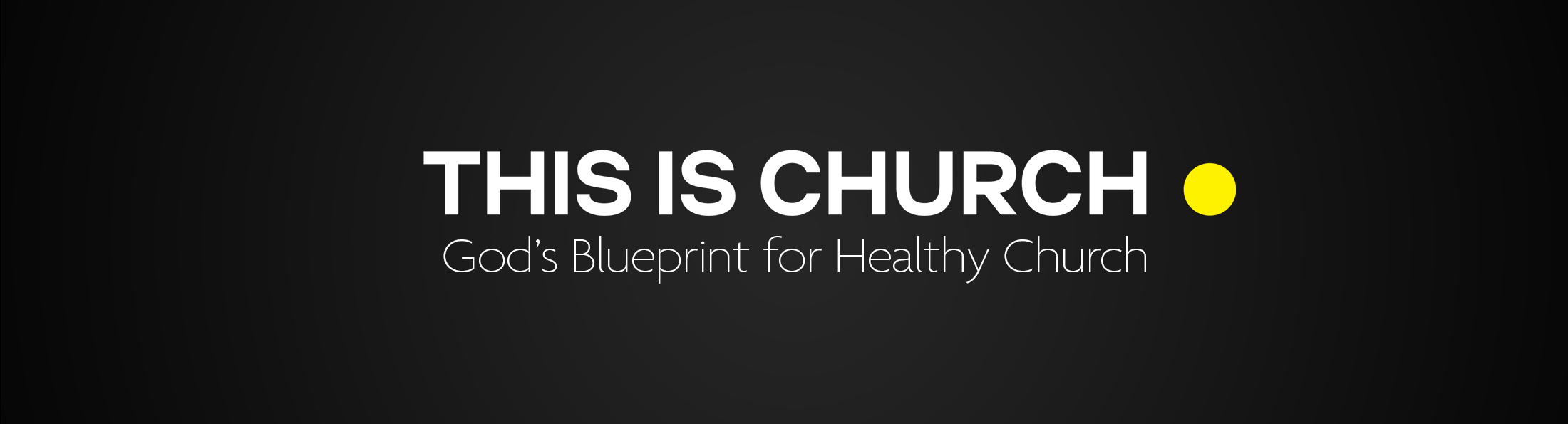 Video slider image for 'This is Church’ about God’s blueprint for healthy church