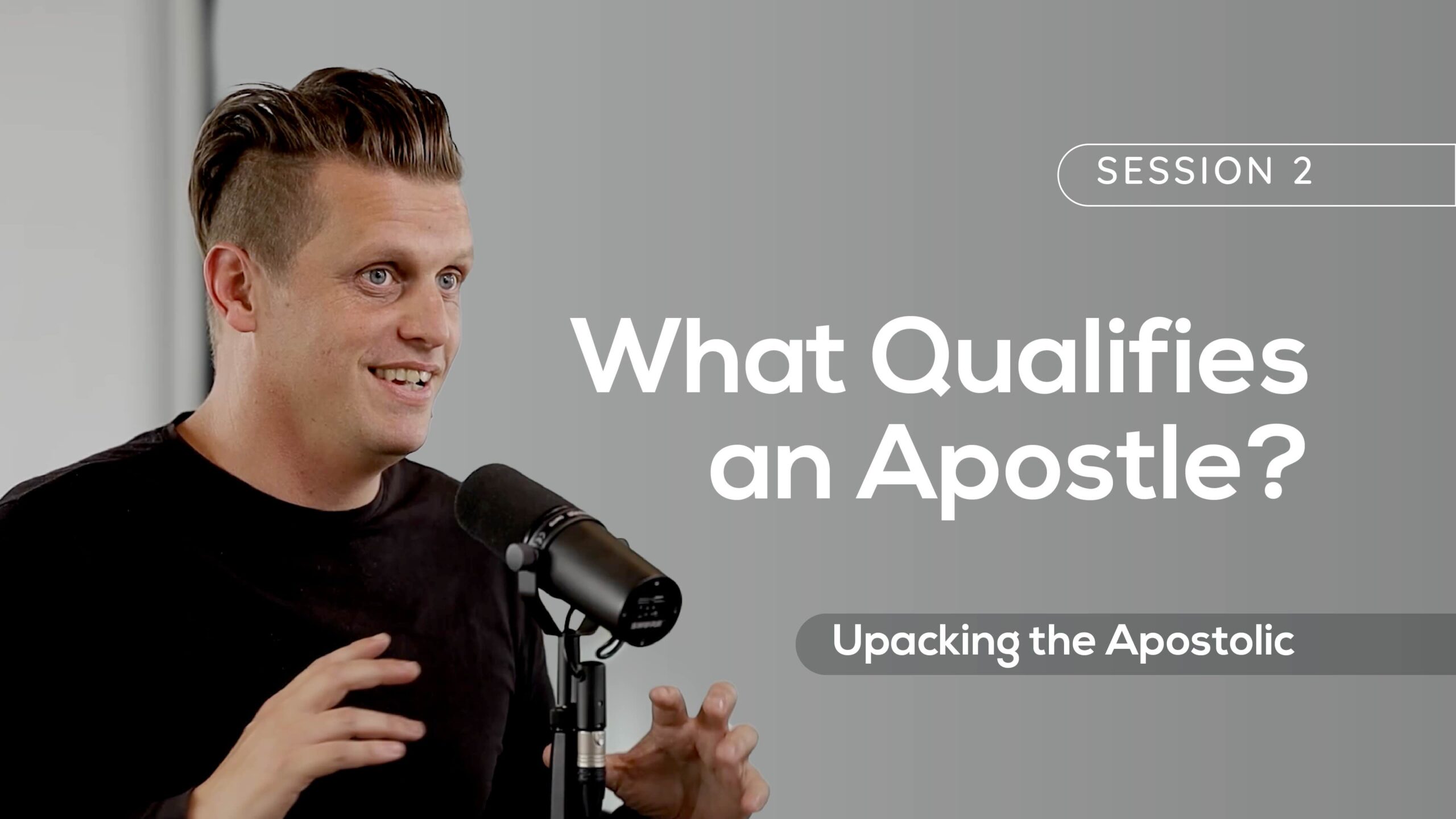 Unpacking the Apostolic Session Thumbnail 2