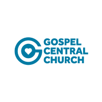 Gospel Central Church teal circular logo with stylised G and heart symbol