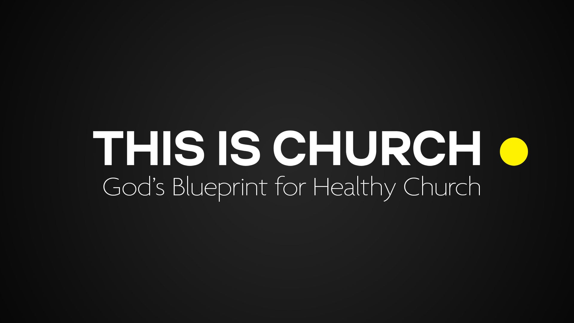This is Church series thumbnail