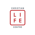 Christian Life Centre logo: red rounded square with stacked letters 'LIFE' and 'CHRISTIAN' above, 'CENTRE' below on white